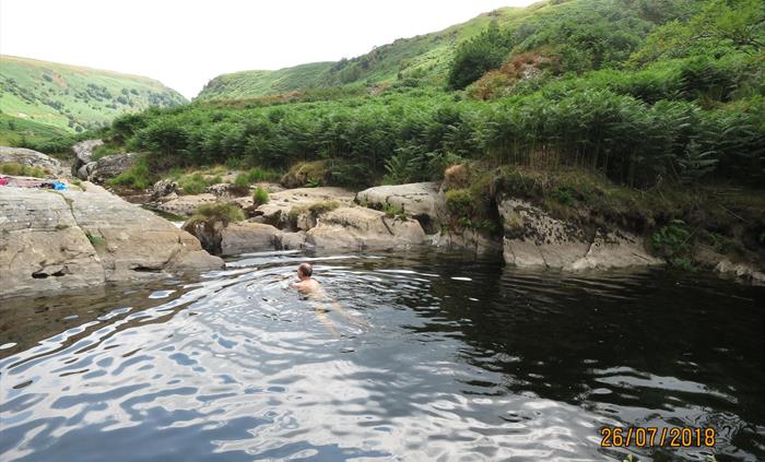 Wild swimming at Wolf's leap